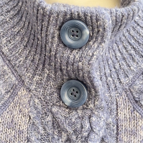 Prana The Angelica Duster Blue Size Large Chunky Sweater - Picture 7 of 11